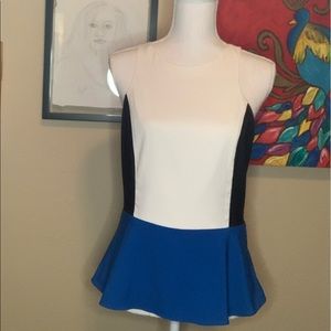 Express Sleeveless Peplum Top